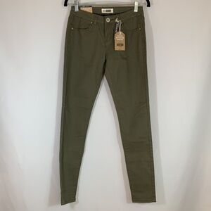 Ardene Dark Olive Green Denim Jeggings Jeans NWT